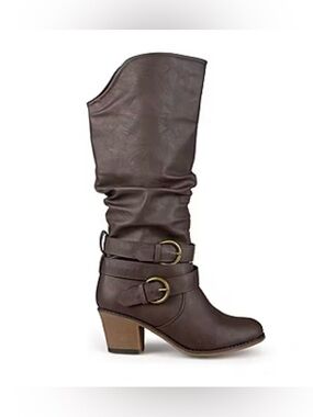 Journee Collection Womens Late Riding Boots Size 8 Wide Calf
